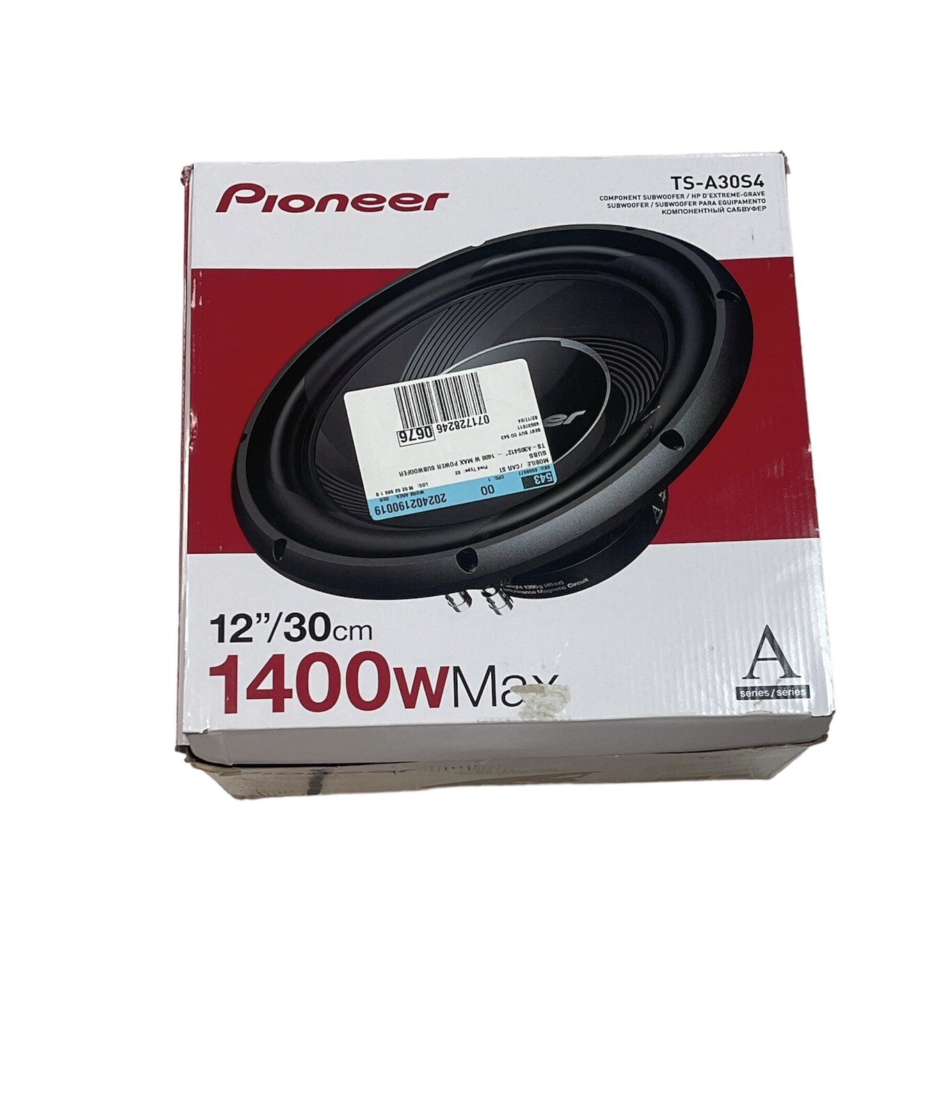 Pioneer TS-A30S4 car audio subwoofer