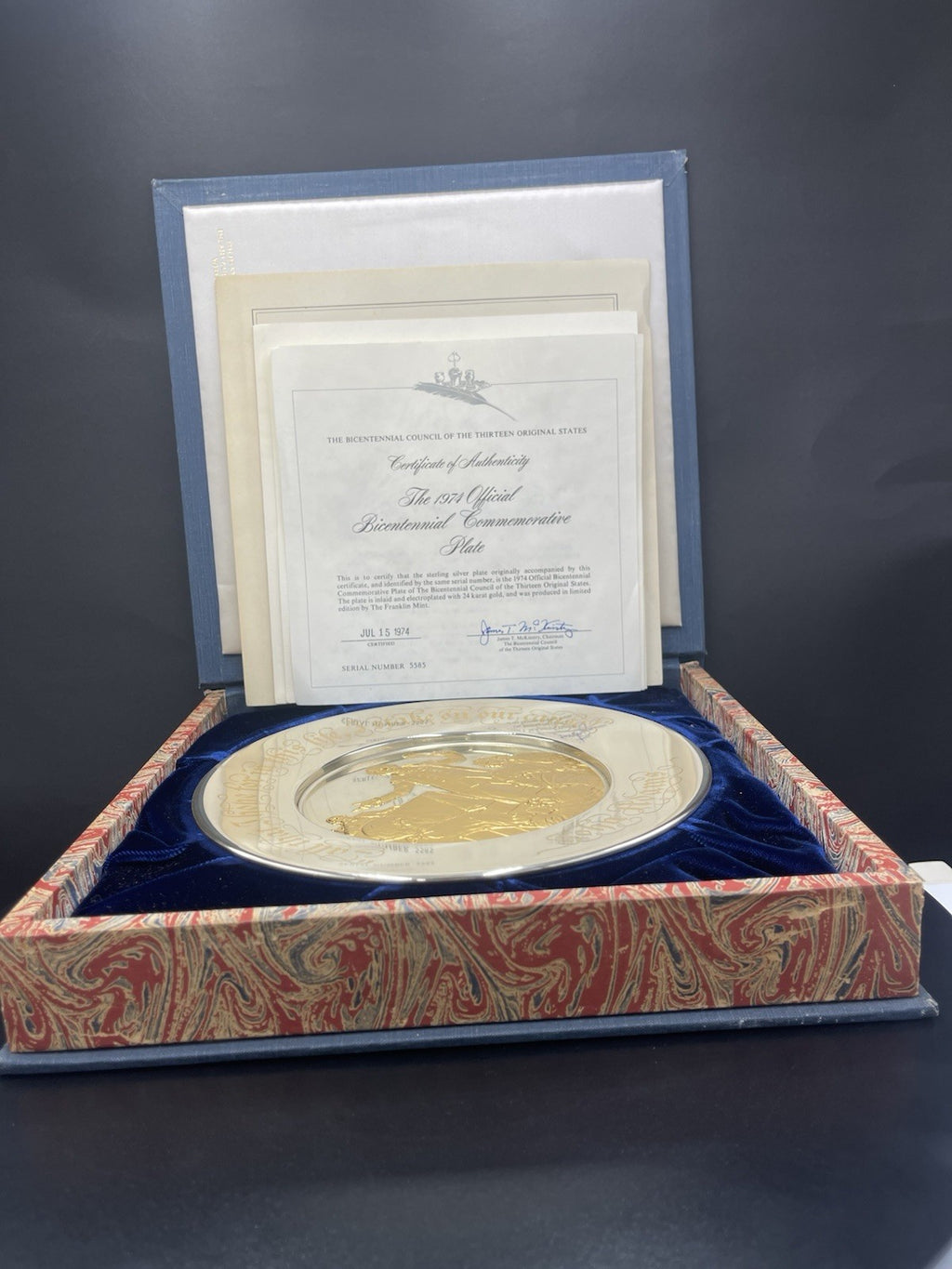 1974 John Adams Bicentennial Sterling