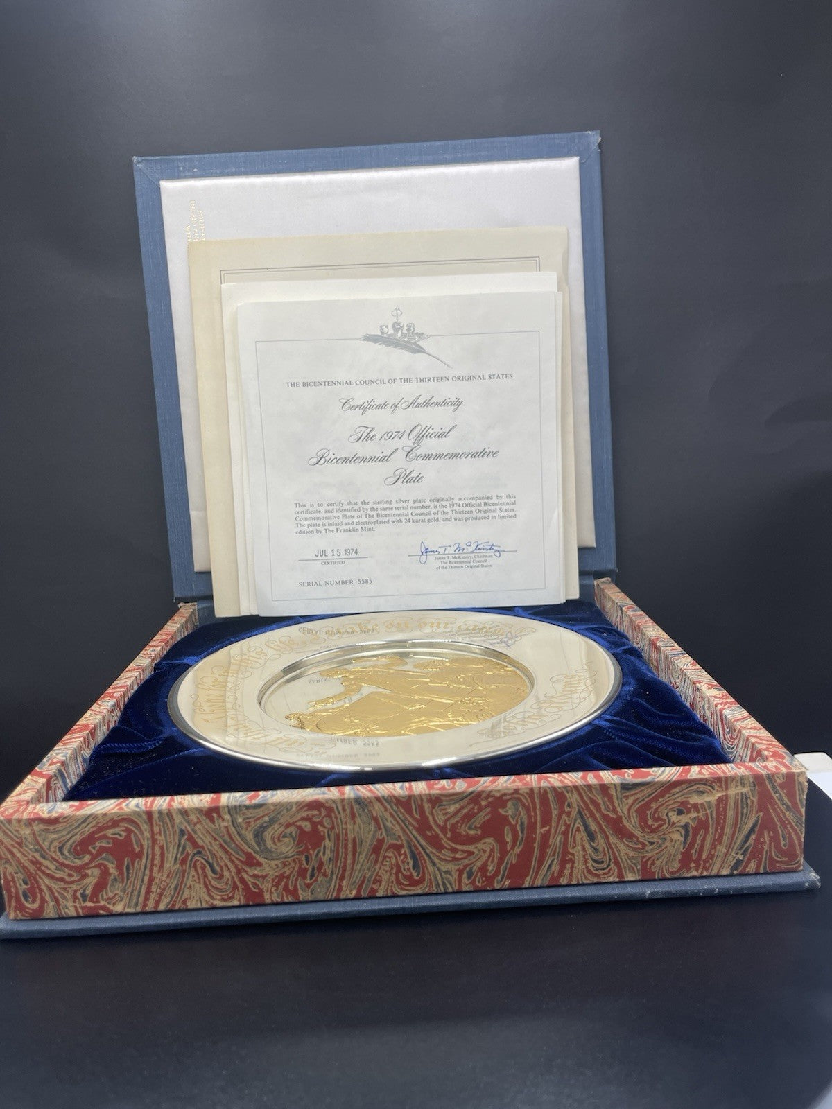 1974 John Adams Bicentennial Sterling