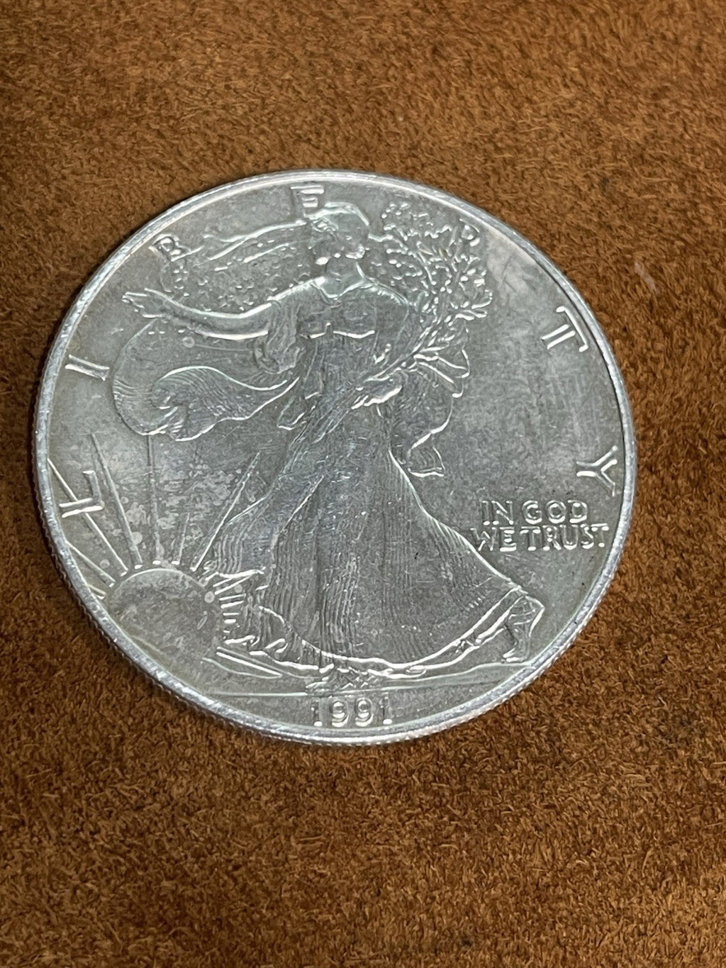 1991 American Silver Eagle 1