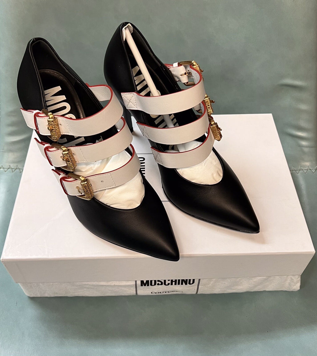 Moschino Triple Buckle Strap 100mm