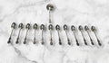 13 Vintage Peru Sterling Silver