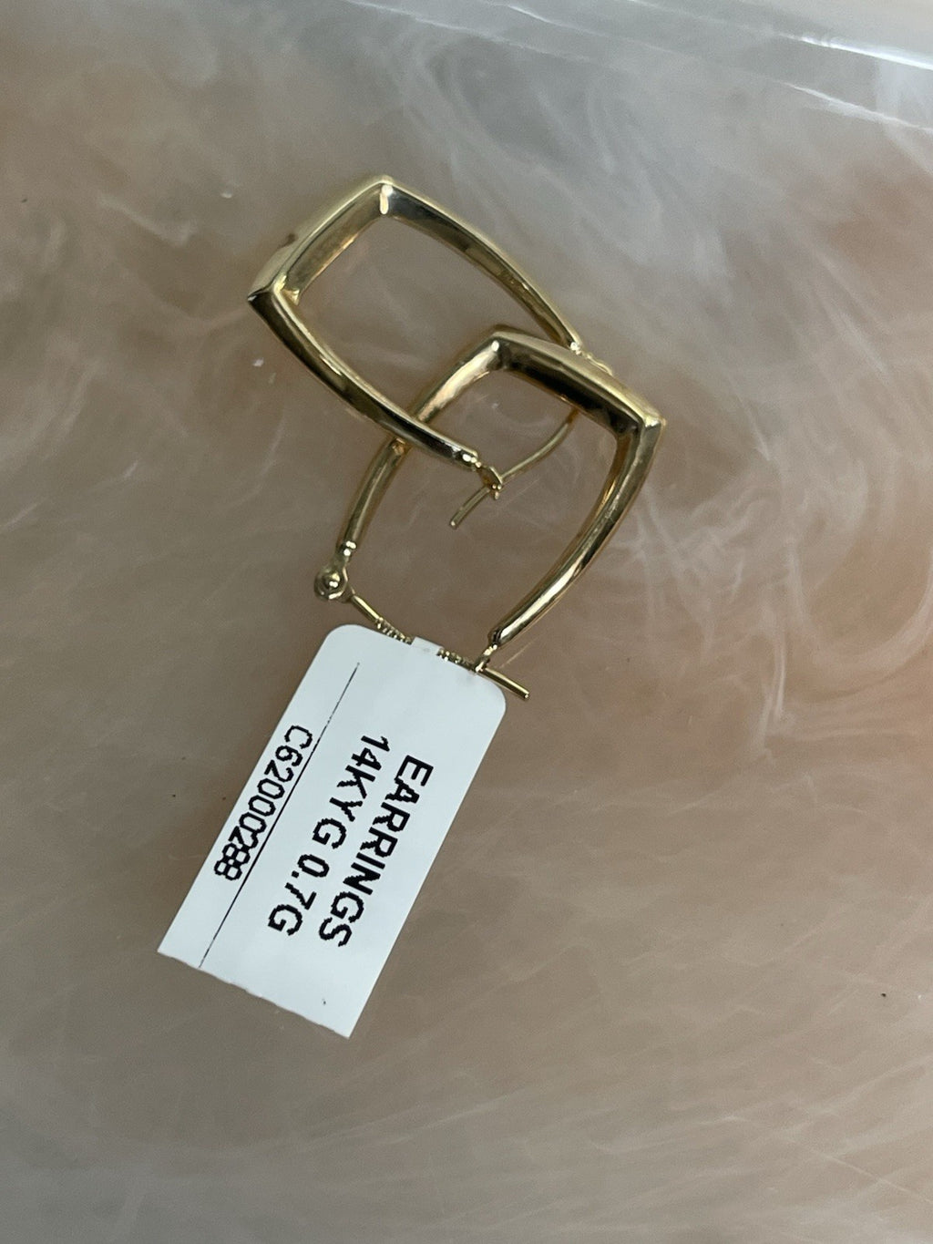 14K Yellow Gold Hoop Earrings