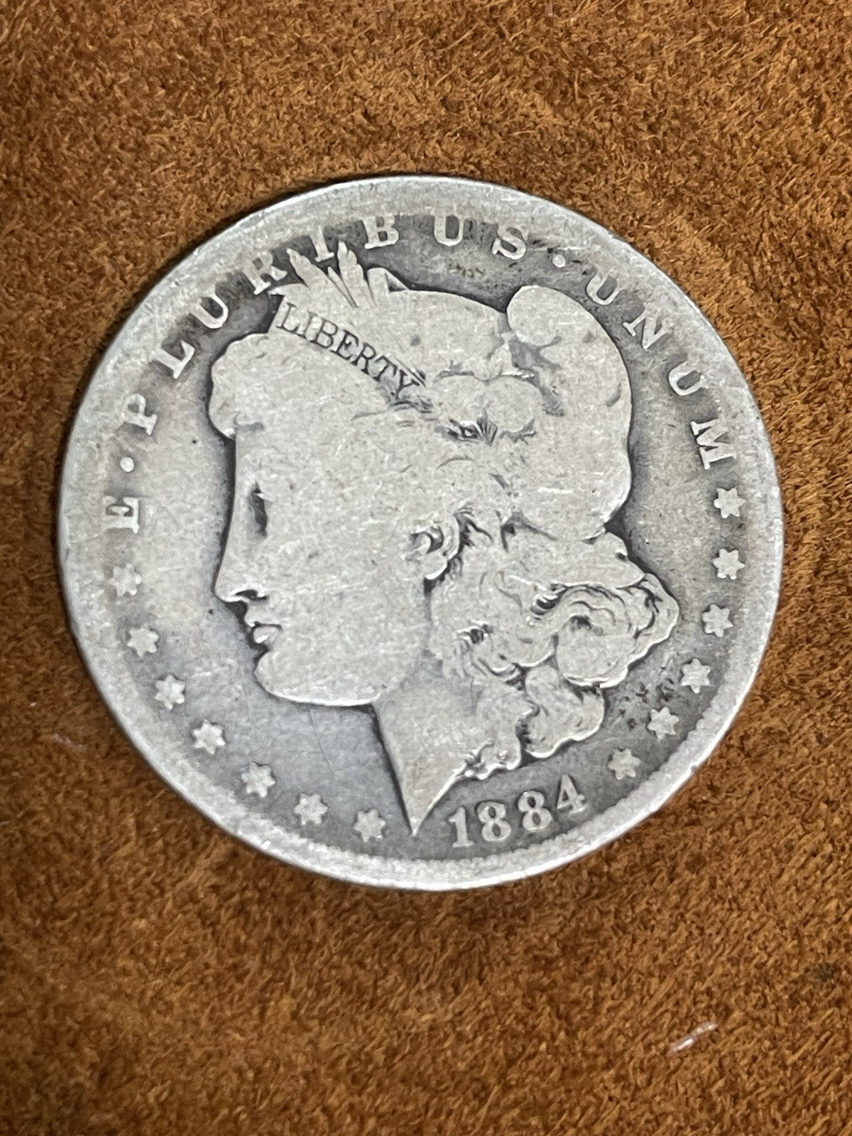 1884-S Morgan Silver Dollar 90%