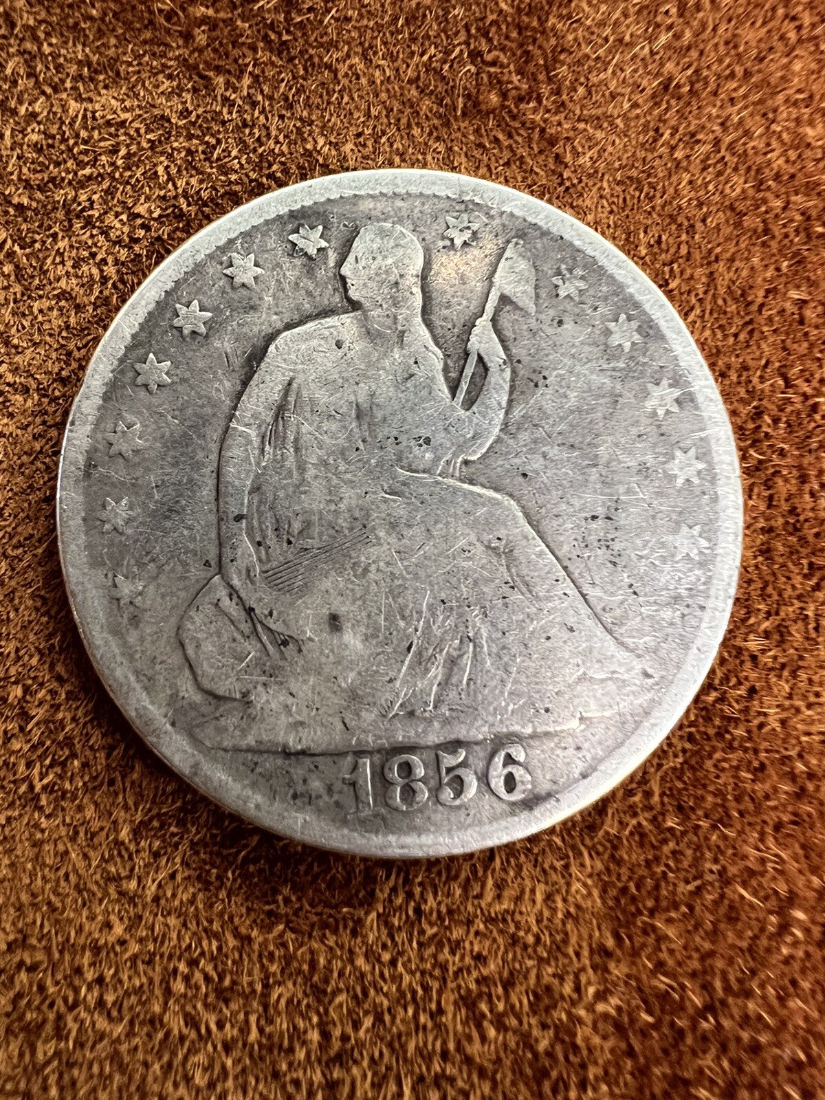 1856-O Seated Liberty Silver Half