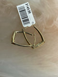 14K Yellow Gold Hoop Earrings