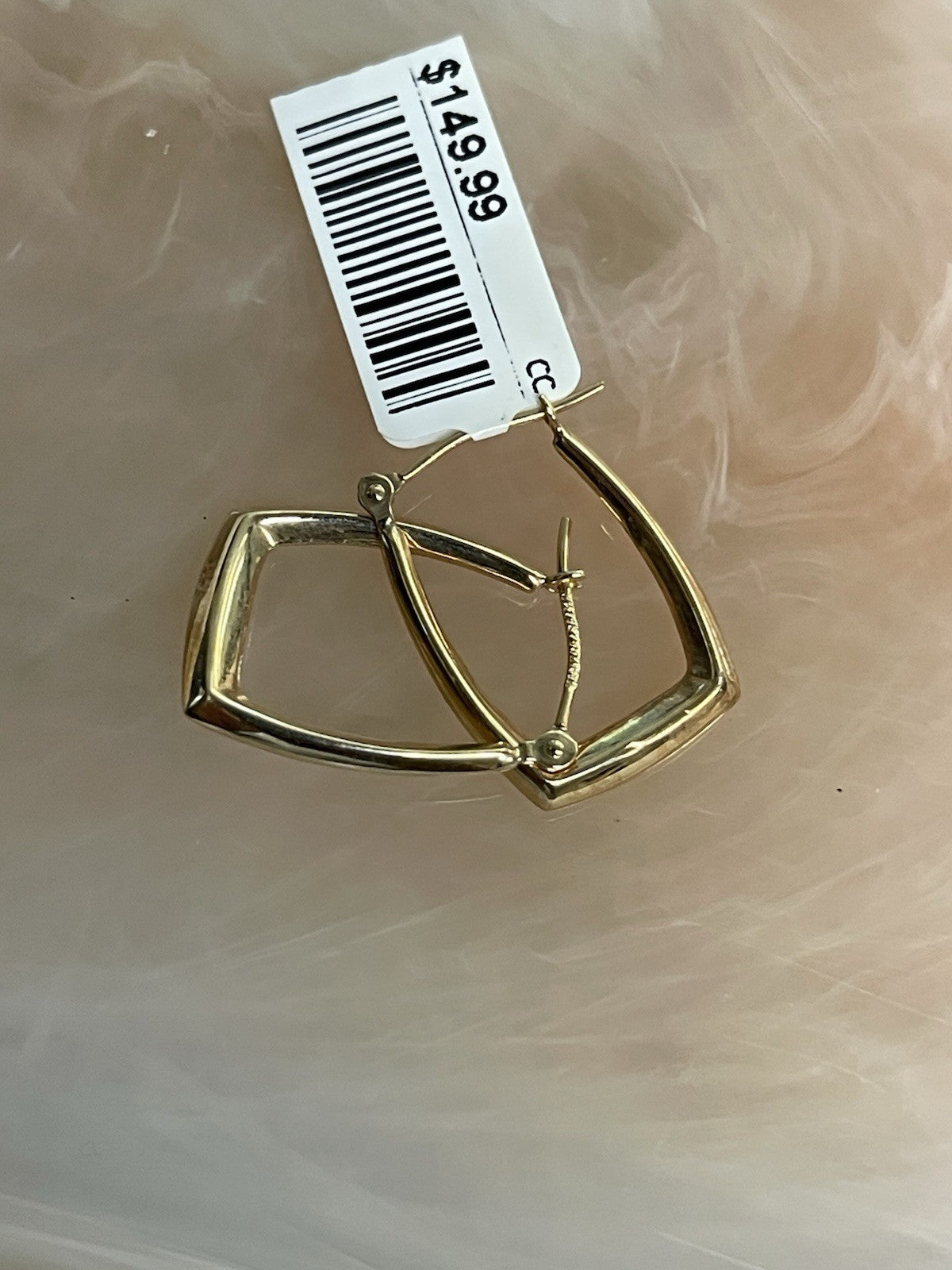 14K Yellow Gold Hoop Earrings