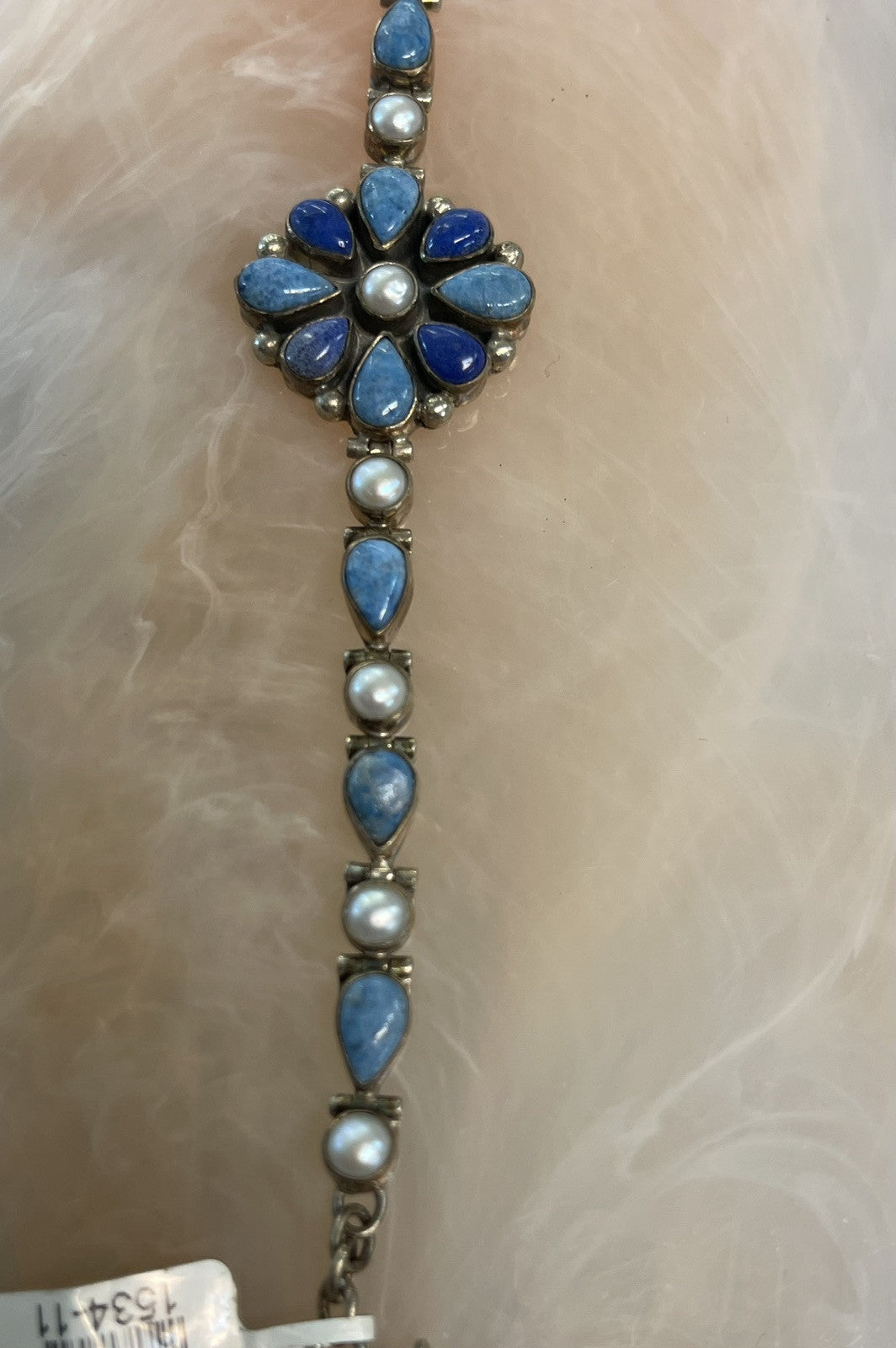 .925 Sterling Silver Multistone Bracelet