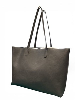Saint Laurent YSL East West Shopping Tote Storm Gray Leather – photo 6