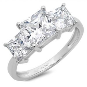 Radiant Wedding Ring - Size 6