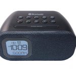 iHome iBT210B Bluetooth Dual Alarm FM Clock Radio with Speakerphone and USB Charging - Black - Image 3