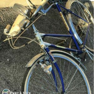 vintage bike on pavement