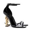 SAINT LAURENT Opyum YSL Ankle Strap Sandals, size 36 - Image 6