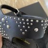 Saint Laurent Leather Platform Wedge Espadrille Sandals, size  41 - Image 5
