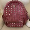 MCM Cognac Visetos Leather Large Studs Stark Backpack - Image 2